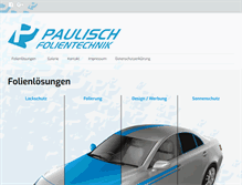 Tablet Screenshot of paulisch-folientechnik.de